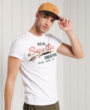 Superdry Itago Vintage Logo T-shirt i en let kvalitet