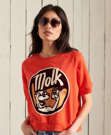 Superdry Kort Workwear Sweat T-shirt med rund halsudskæring