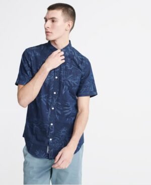 Superdry Kortærmet Miami Loom skjorte