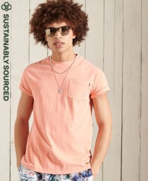 Superdry LA Beach T-shirt i økologisk bomuld med lomme