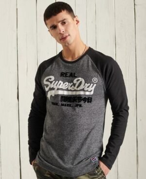 Superdry Langærmet Vintage Logo top med raglanærmer