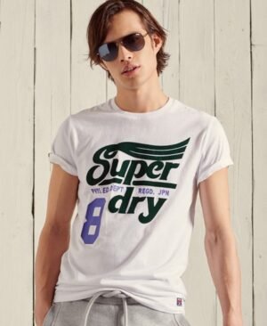 Superdry Let Collegiate T-shirt med grafik