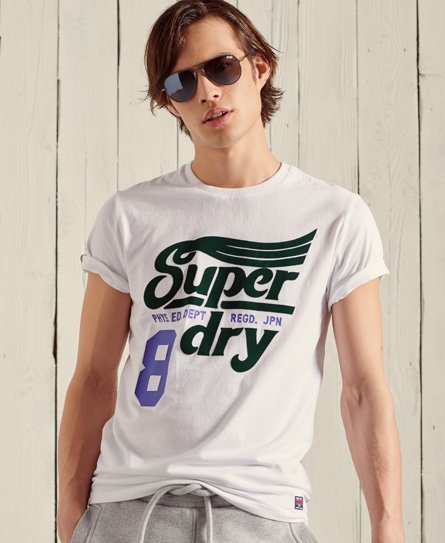 Superdry Let Collegiate T-shirt med grafik