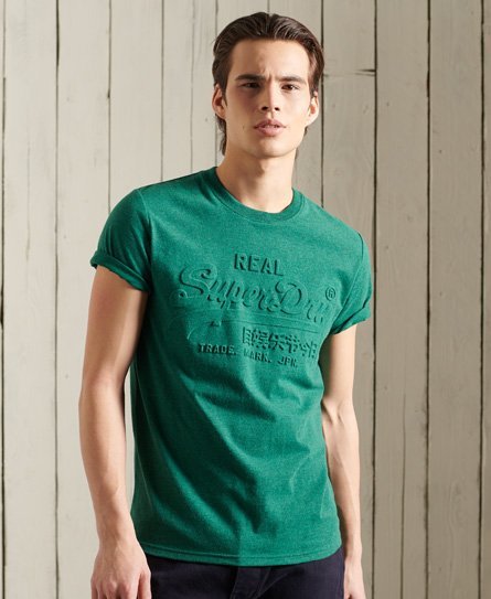 Superdry Let Vintage Logo T-shirt med præget print