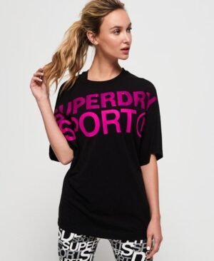 Superdry Løstsiddende Active boyfriend T-shirt