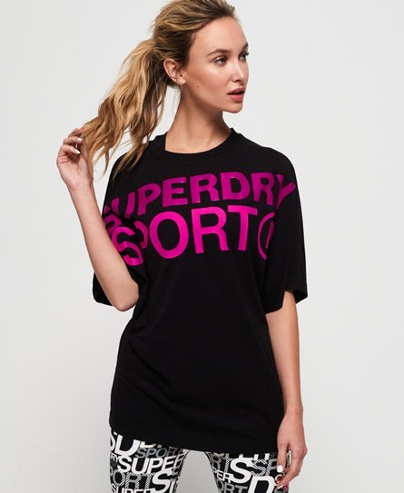 Superdry Løstsiddende Active boyfriend T-shirt