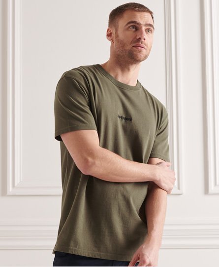 Superdry Micro Logo T-shirt med firkantet snit