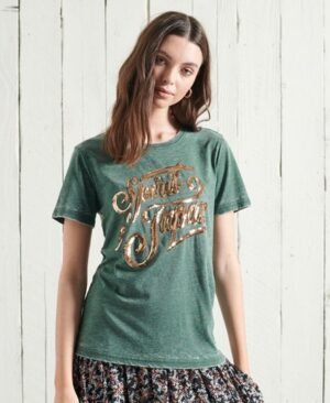 Superdry Off Piste T-shirt med glans