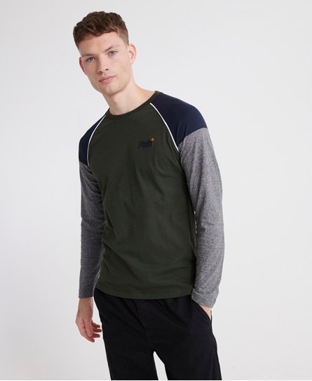 Superdry Orange Label Desert baseball-trøje