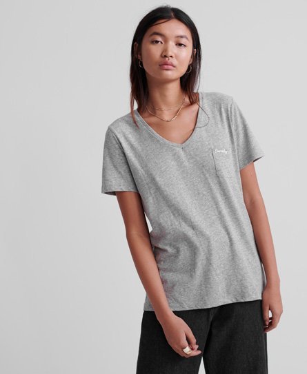 Superdry Orange Label Essential T-shirt med V-hals