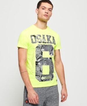 Superdry Osaka T-shirt med hibiscus-design Superdry Osaka T-shirt med hibiscus-design