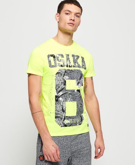 Superdry Osaka T-shirt med hibiscus-design