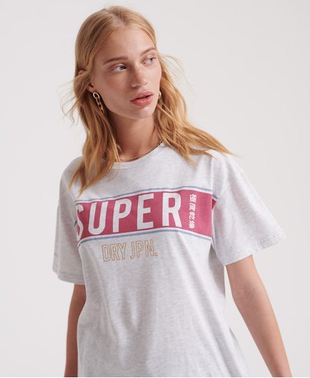 Superdry Paneldesignet Superdry Portland T-shirt