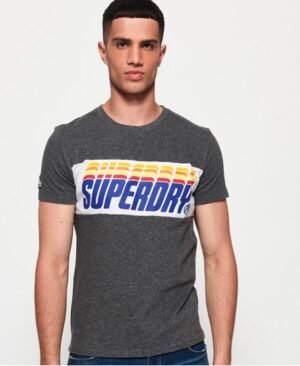 Superdry Paneldesignet Triple Drop Pop T-shirt Superdry Paneldesignet Triple Drop Pop T-shirt