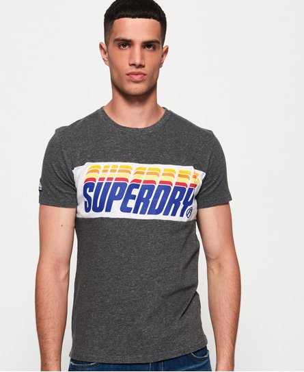 Superdry Paneldesignet Triple Drop Pop T-shirt