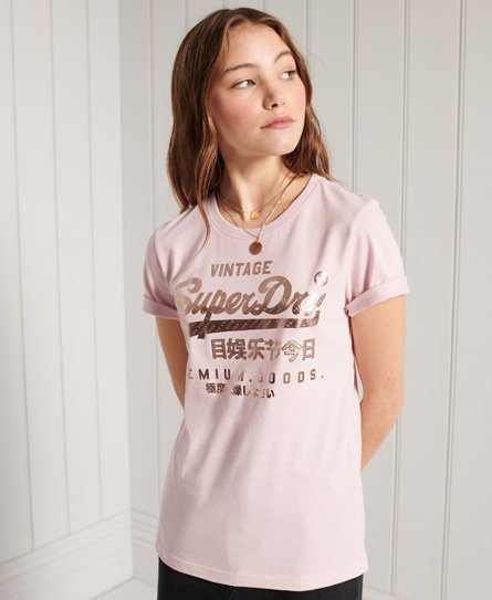Superdry Premium Goods T-shirt med folieprint