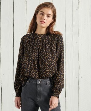 Superdry Richelle top med høj hals Superdry Richelle top med høj hals