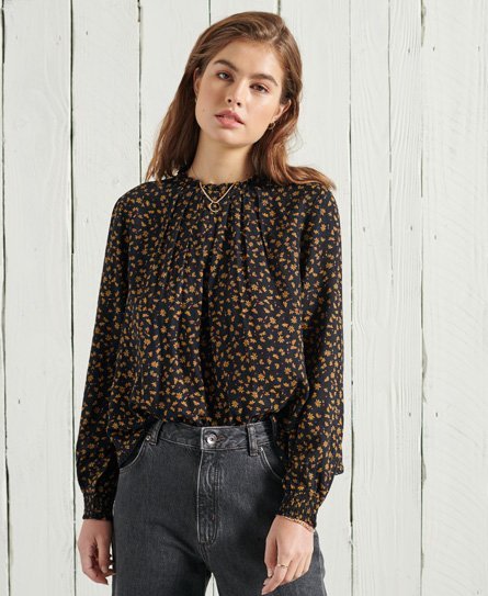 Superdry Richelle top med høj hals