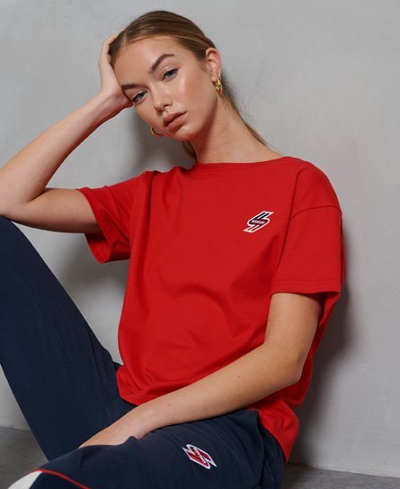 Superdry Sporty T-shirt i et firkantet snit