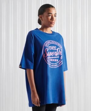 Superdry Streetwear 6 T-shirt med oversized pasform