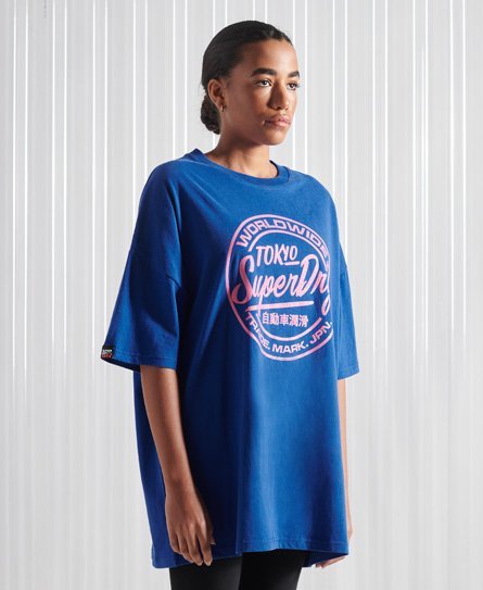 Superdry Streetwear 6 T-shirt med oversized pasform