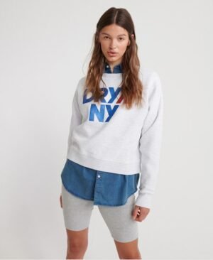 Superdry Super sweatshirt med rund hals