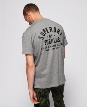 Superdry Surplus Goods T-shirt i et firkantet snit med grafik