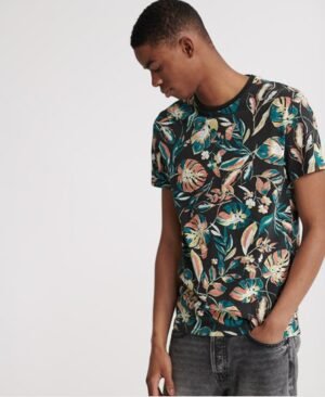 Superdry T-shirt med gennemgående blomsterprint