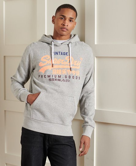 Superdry Trefarvet Vintage Logo hættetrøje