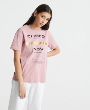 Superdry Type Column Portland T-shirt i økologisk bomuld