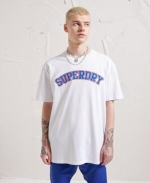 Superdry Unisex Energy Varsity T-shirt med applikation