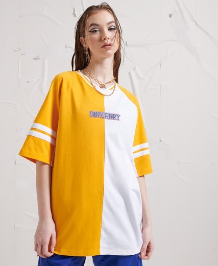 Superdry Unisex Energy Varsity T-shirt med raglanærmer