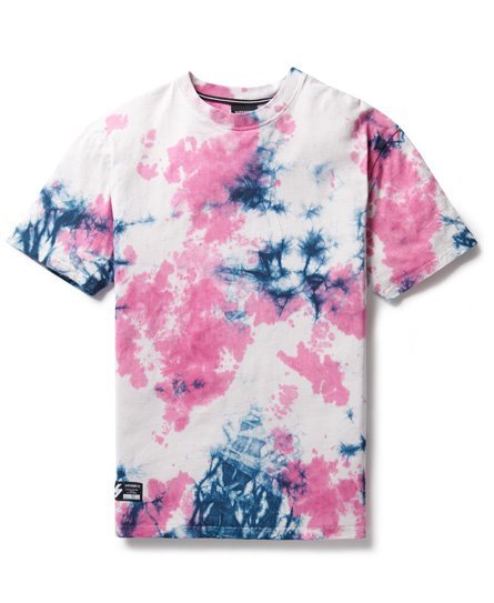 Superdry Unisex T-shirt med tie dye-print