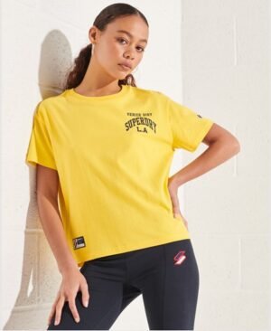 Superdry Varsity Arch Mini T-shirt med firkantet snit