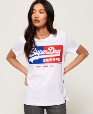 Superdry Vintage Logo Block T-shirt med præg Superdry Vintage Logo Block T-shirt med præg