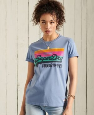 Superdry Vintage Logo Cali T-shirt i en let kvalitet Superdry Vintage Logo Cali T-shirt i en let kvalitet