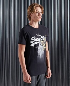 Superdry Vintage Logo NYC T-shirt med fotoprint Superdry Vintage Logo NYC T-shirt med fotoprint