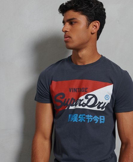 Superdry Vintage Logo Primary T-shirt i økologisk bomuld
