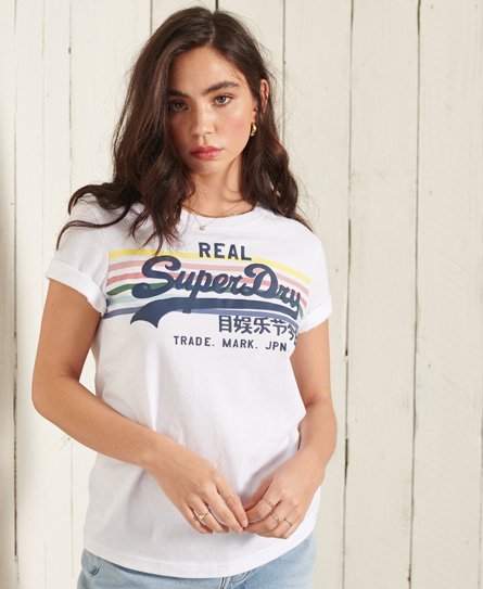 Superdry Vintage Logo Rodeo Rainbow T-shirt