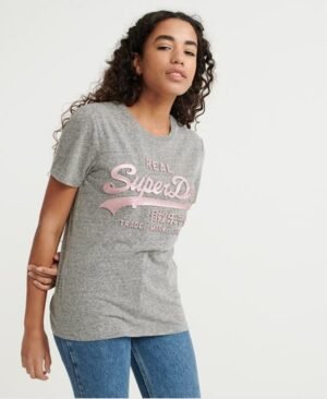 Superdry Vintage Logo T-shirt med glitterpræg Superdry Vintage Logo T-shirt med glitterpræg