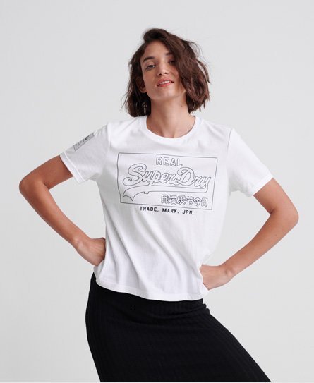 Superdry Vintage Logo T-shirt med konturdesign