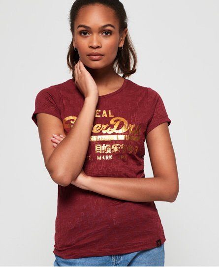 Superdry Vintage Logo burnout T-shirt