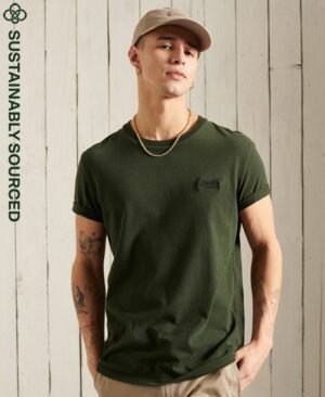 Superdry Vintage T-shirt i økologisk bomuld med broderi