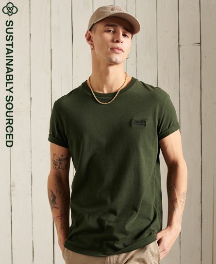 Superdry Vintage T-shirt i økologisk bomuld med broderi