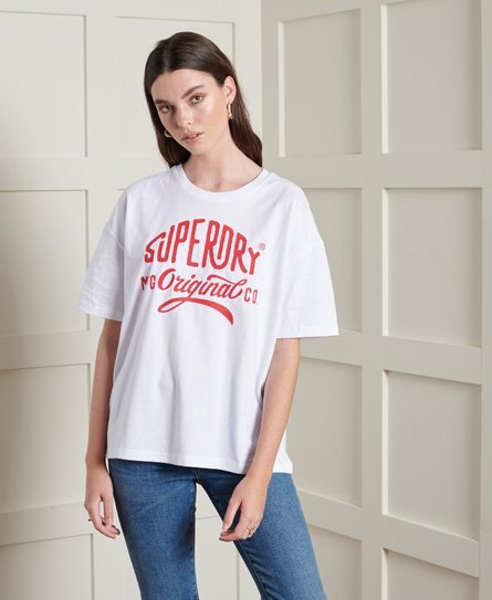 Superdry Workwear 11 T-shirt i firkantet design