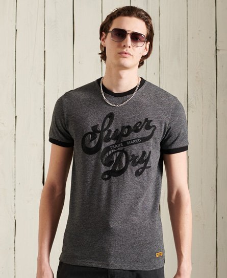 Superdry Workwear T-shirt i almindelig kvalitet med kontrastfarver