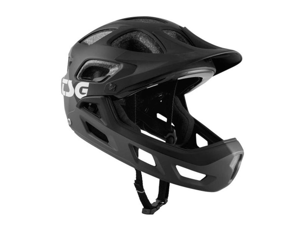 TSG Seek Flow - BMX/Mountain - Cykelhjelm fullface - Sort/grå - Str. 54-56 cm