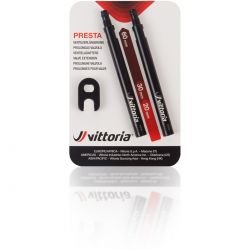 Vittoria Ventilforlænger 62 Mm 2-pak Med Værktøj - Cykelslange Vittoria Ventilforlænger 62 Mm 2-pak Med Værktøj - Cykelslange