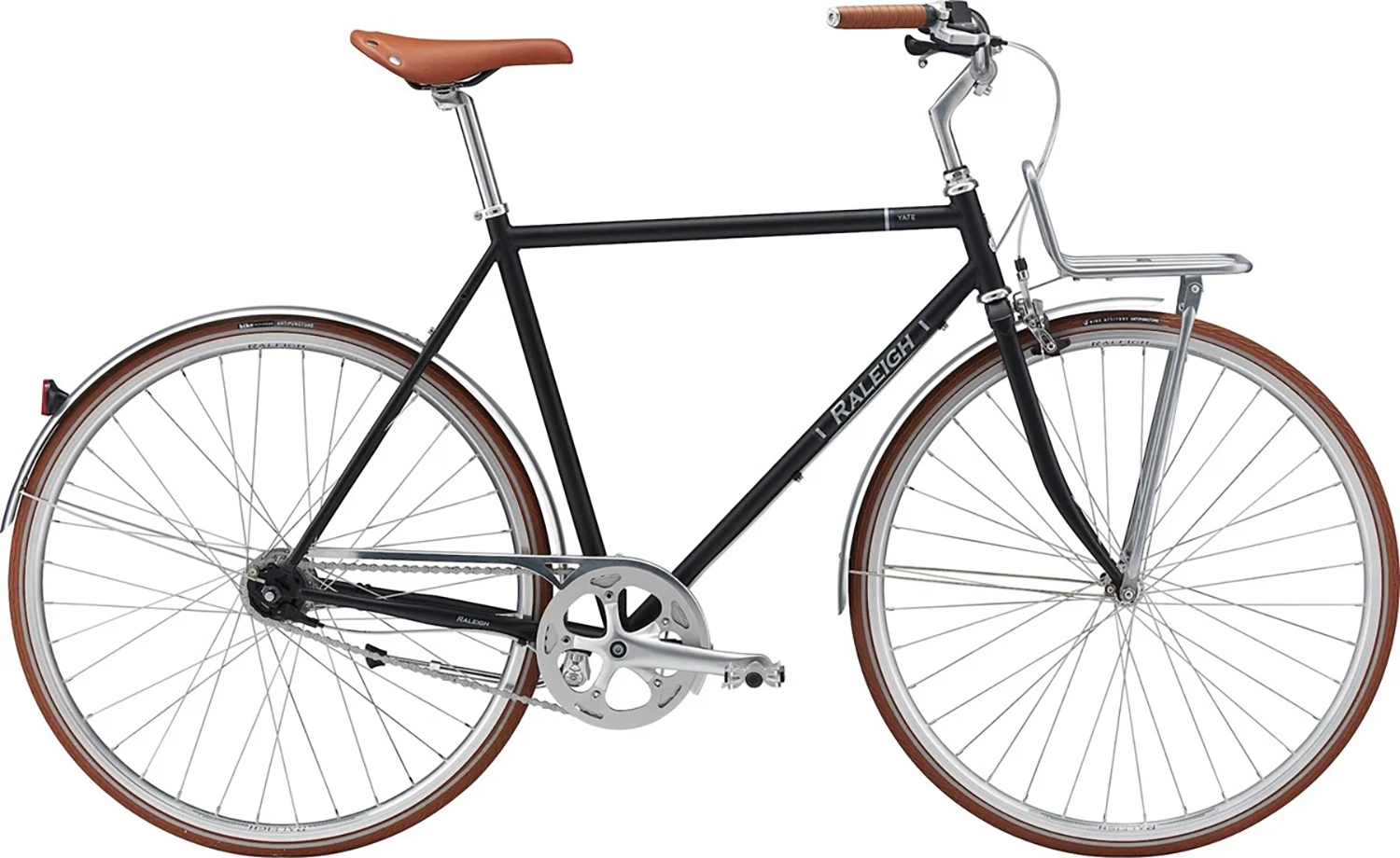Raleigh Yate Cargo Herre 7g 2025 - Mat Sort Grå
