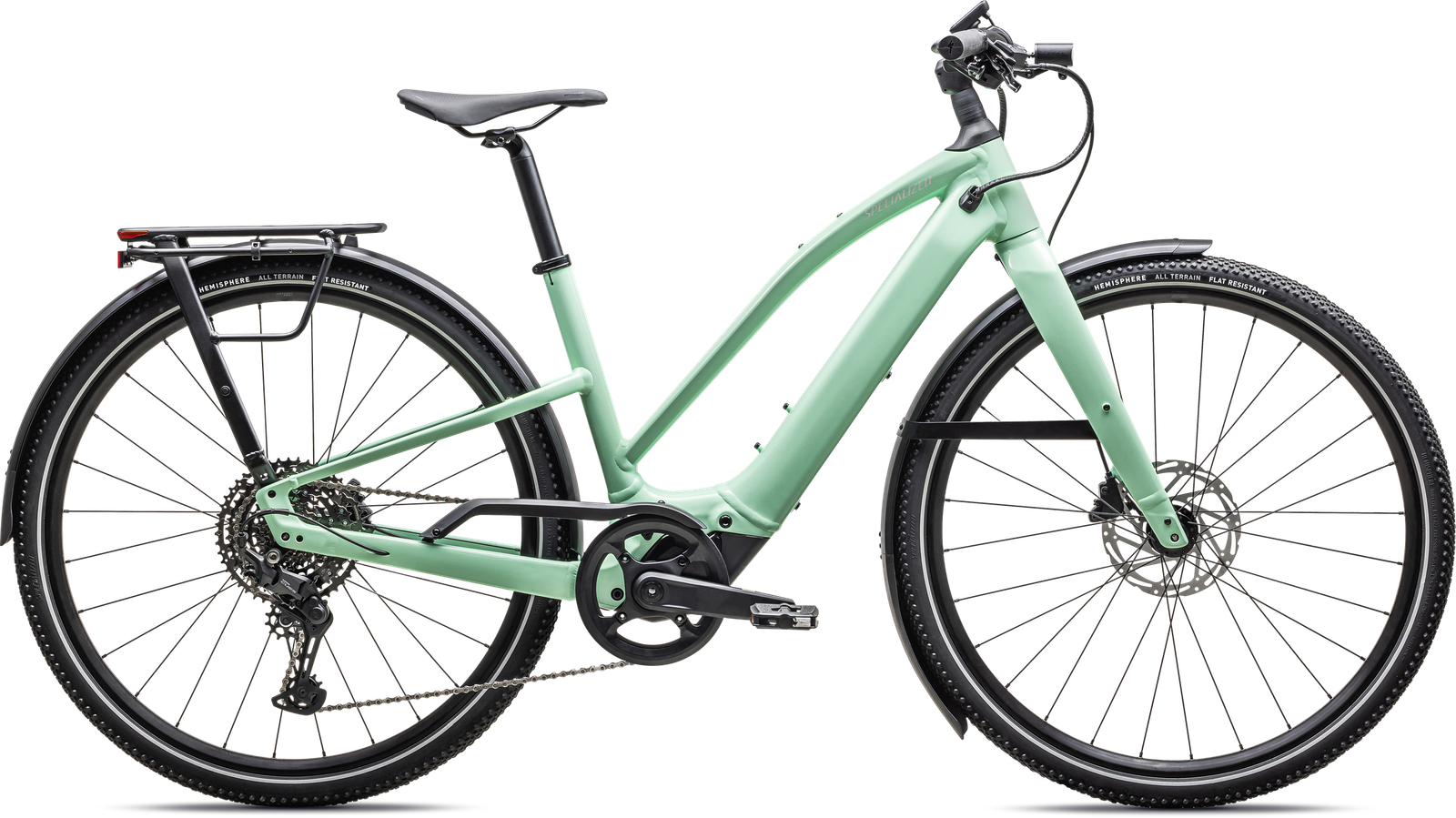 Specialized - Turbo Vado SL 2 4.0 Step - Through - Gloss Oasis / Dune White Frost - S - Elcykel